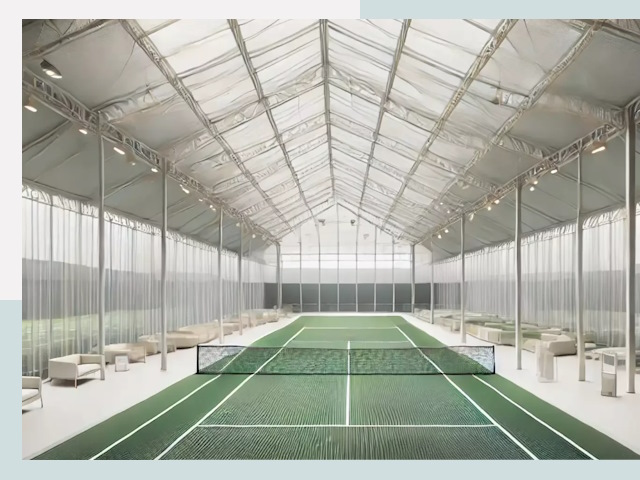 Строительство теннисных кортов в Лениногорске