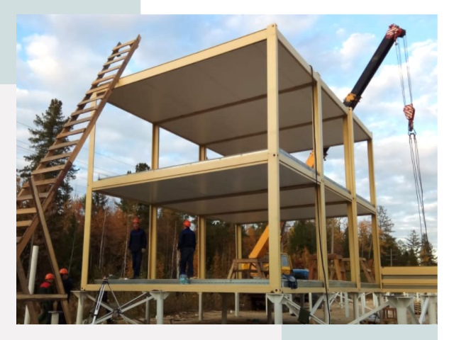 Строительство модульных здания Лениногорск