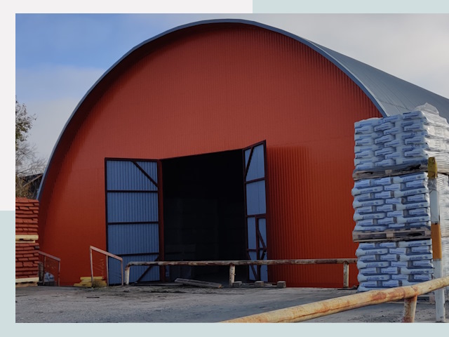 Полукруглые ангары по цене от 619 руб. в Лениногорск