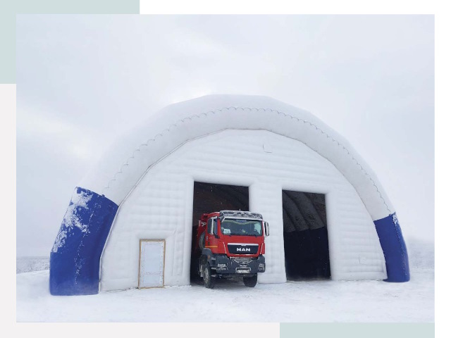 Мобильные ангары в Лениногорске