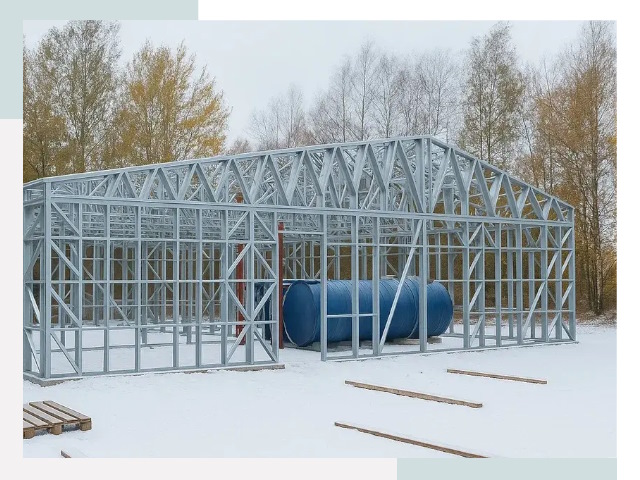 Металлические ангары в Лениногорске