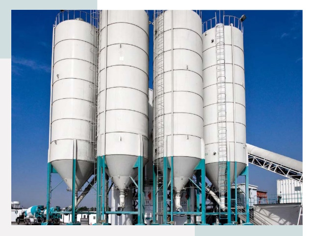 Строительство цементных силосов в Лениногорске