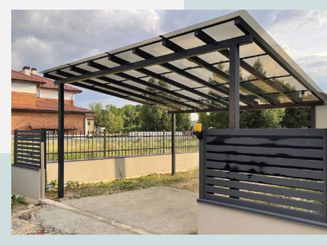 Металлические навесы в Лениногорск от 619 руб. за м²